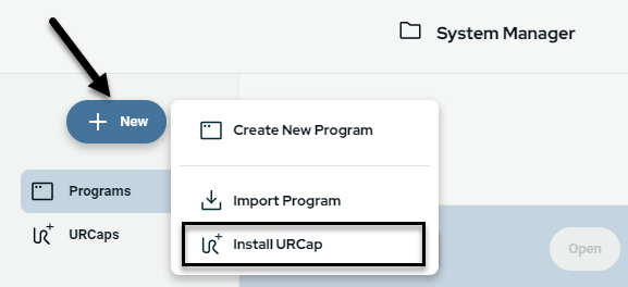 Install URCap