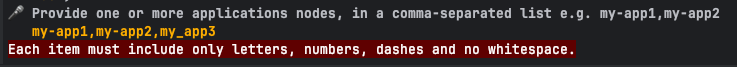 URCap Generator list naming validation error