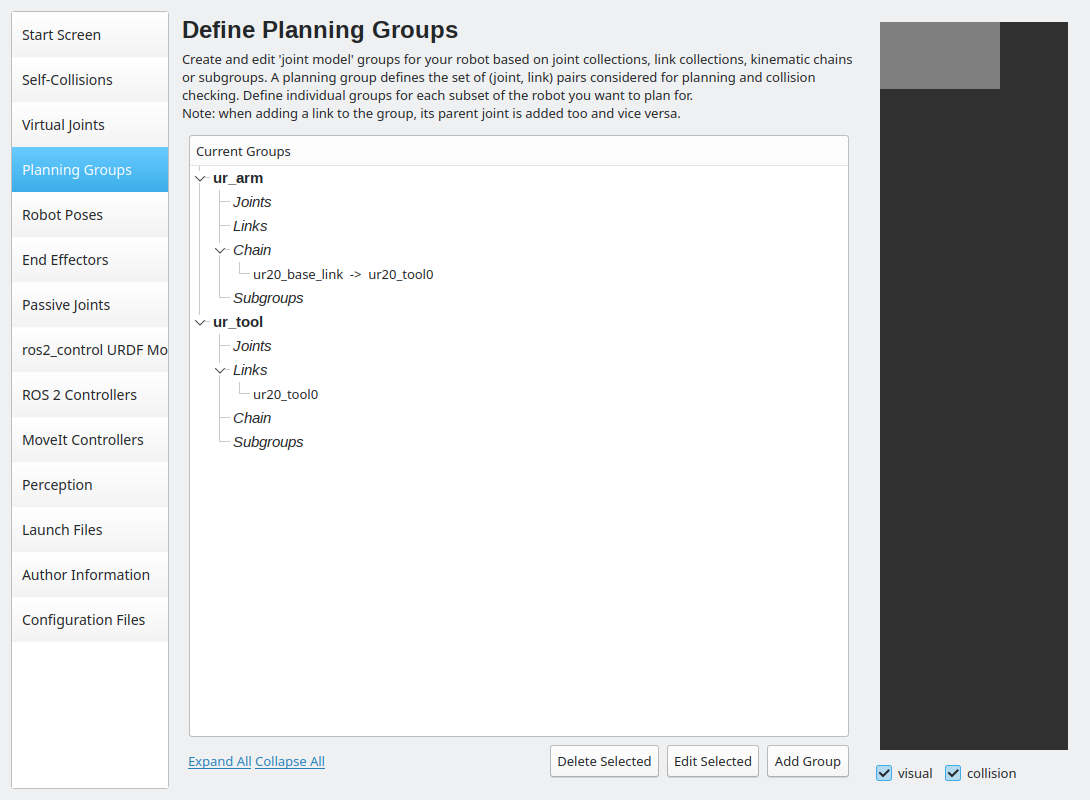 Planning Groups