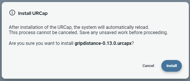 Install URCap